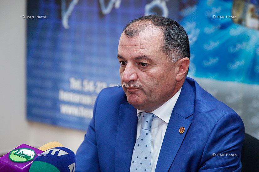 Пресс-конференция секретаря парламентской фракции правящей Республиканской партии Армении Гагик Меликяна