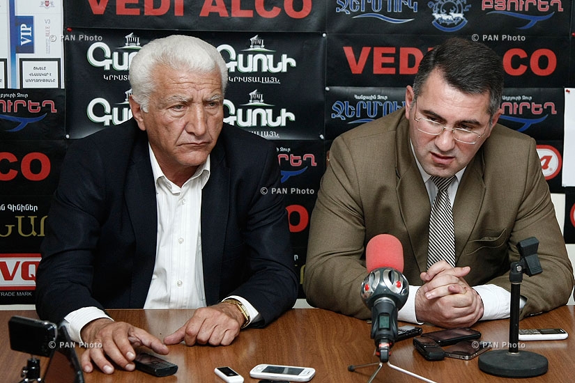 Press conference of Lernik Alexanyan and Armen Martirosyan