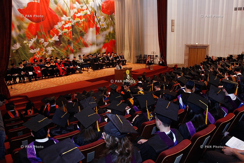 AUA graduation ceremony 2014
