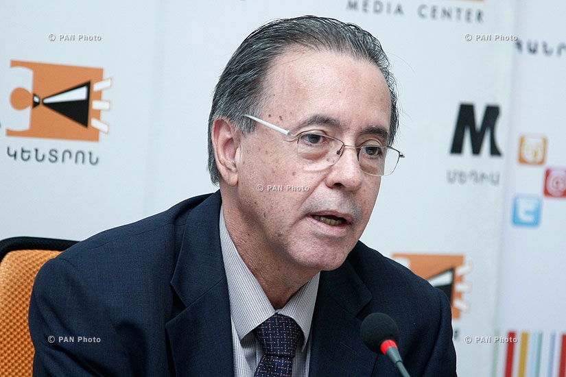 Press conference of Edson Marinho Duarte Monteiro, Ambassador of Brazil to Armenia