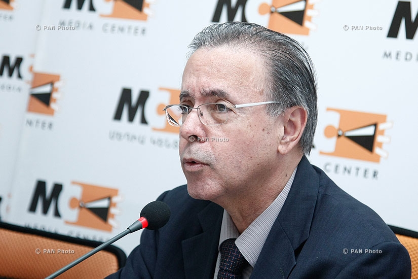 Press conference of Edson Marinho Duarte Monteiro, Ambassador of Brazil to Armenia