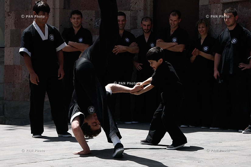 Demonstration and open training of Wing Tsun Kung martial art 