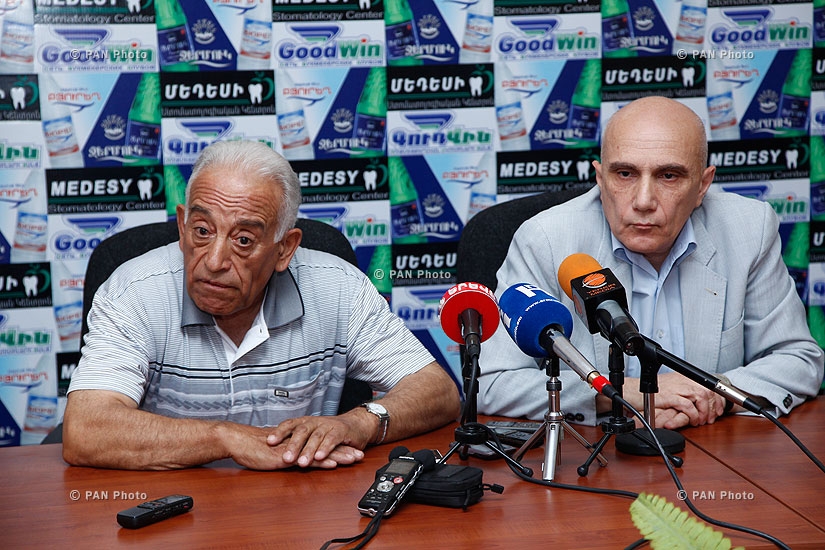 Press conference of Boris Kharatyan and Mikayel Piliposyan