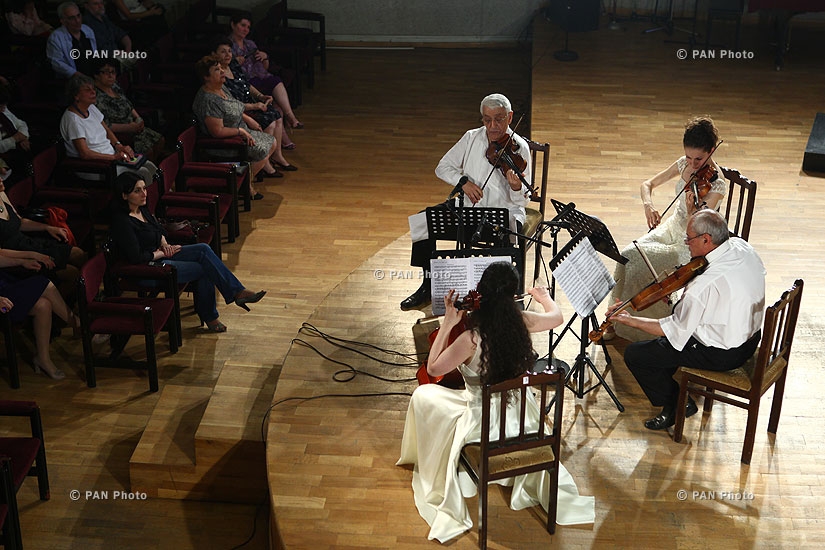 Komitas quartet concert in Komitas Chamber Music Hall