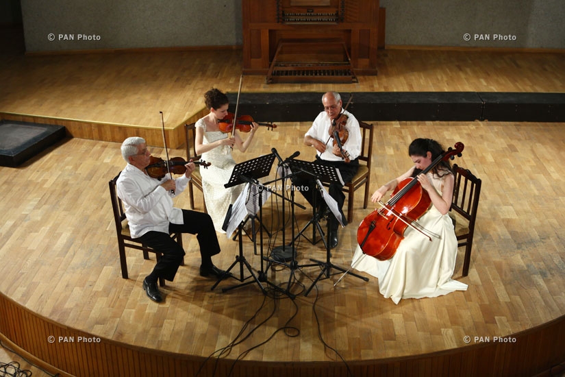 Komitas quartet concert in Komitas Chamber Music Hall