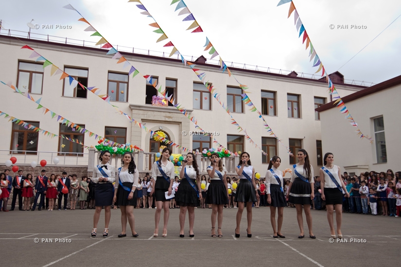 School graduation celebration in Stepanakert