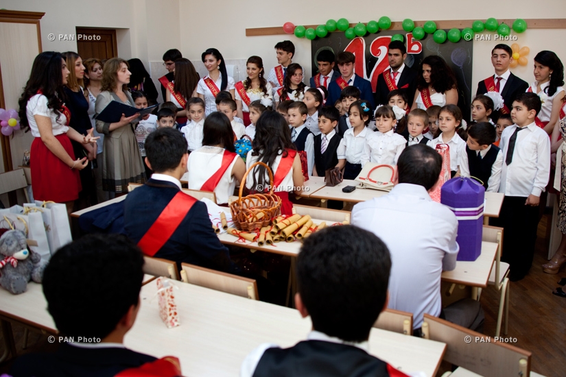 School graduation celebration in Stepanakert