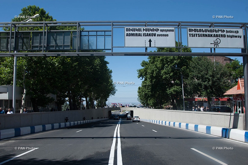 Автомобильное шоссе, связывающее проспект Исакова с улицей Ленинградян, сдано в эксплуатацию
