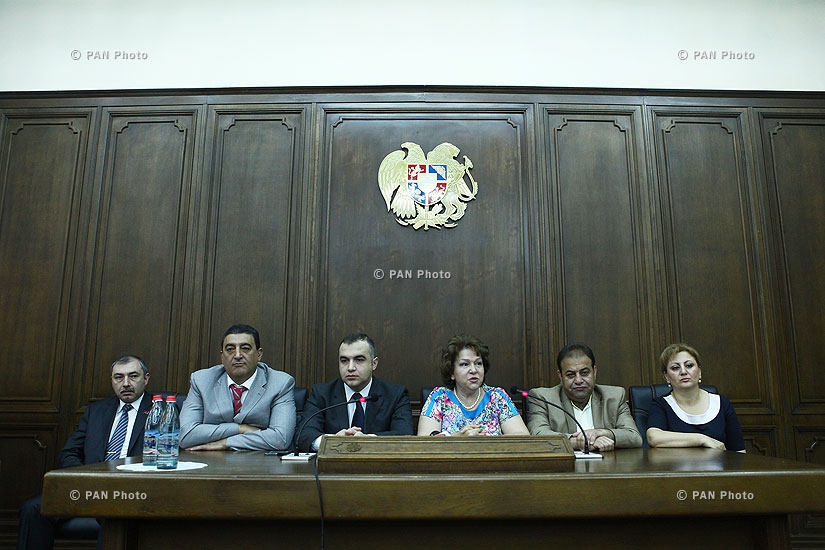 Пресс-конференция членов Межпарламентской комиссии (МПК) по сотрудничеству между НС РА и ФС РФ