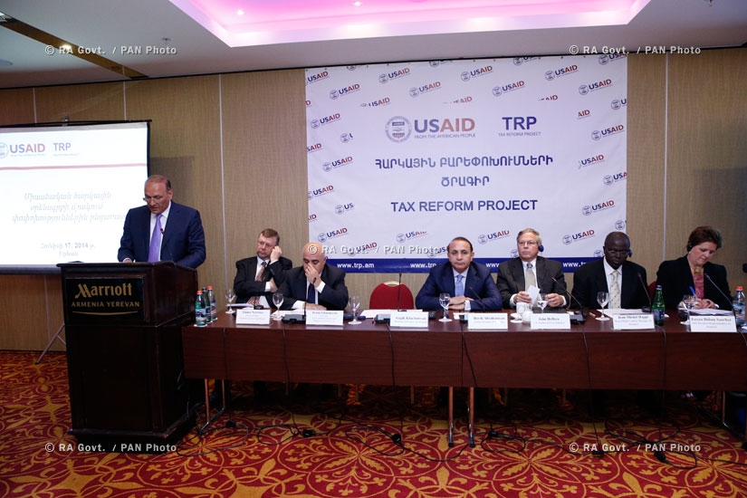 RA Govt.: Opening of international conference on the development of a unified tax code for the Republic of Armenia
