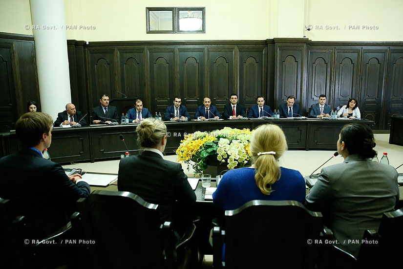 RA Govt.: PM Hovik Abrahamyan receives a delegation led by Swedish Minister for Trade Ewa Björling