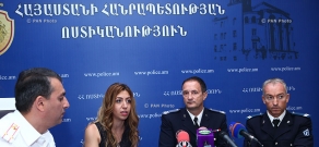 Press conference of Major Christophe Rugeot and Lieutenant Olivier Bremon from Traffic Safety Service of French National Police