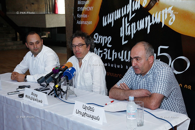 Пресс-конференция известного дирижера Джорджа Пехливаняна