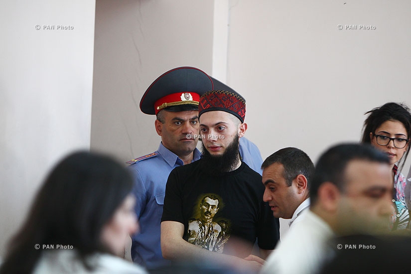 Court session on case of Shant Harutyunyan and his friends