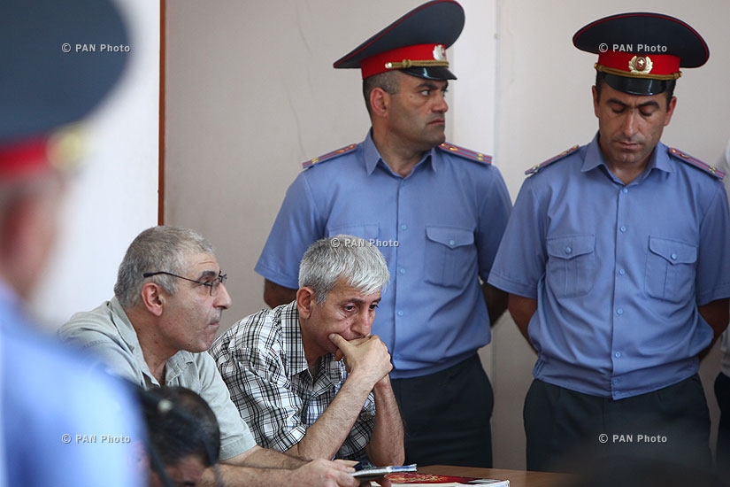 Court session on case of Shant Harutyunyan and his friends