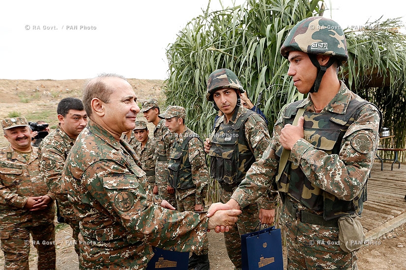 RA Govt.: PM Hovik Abrahamyan visits NKR Defense Army Advanced Positions