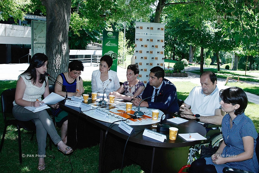 Open air discussion on Problems of people with disabilities in Yerevan