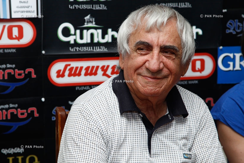 Press conference of “Old Yerevan” project's author Levon Vardanyan and sculptor Ferdinand Arakelyan