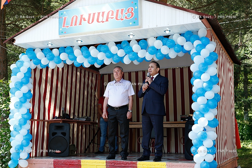 RA Govt.: PM Hovik Abrahamyan visits Lusabats camp in Hankavan