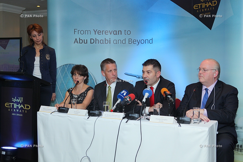 Презентация рейса Абу-Даби-Ереван авиакомпании «Etihad Airways»