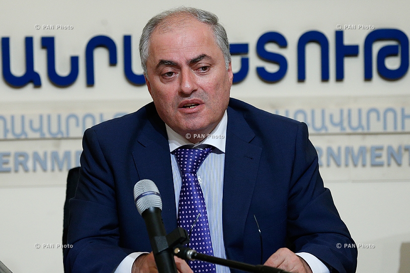 Press conference of Deputy Minister of Finance Armen Alaverdyan