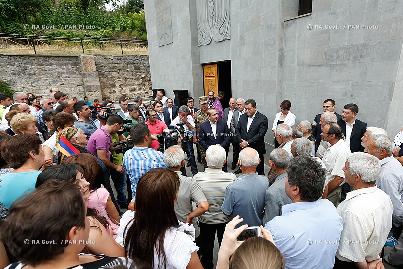 RA Govt.: PM Hovik Abrahamyan visitsTavush Province 