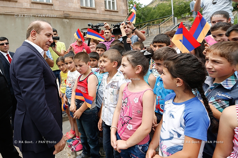 RA Govt.: PM Hovik Abrahamyan visitsTavush Province 