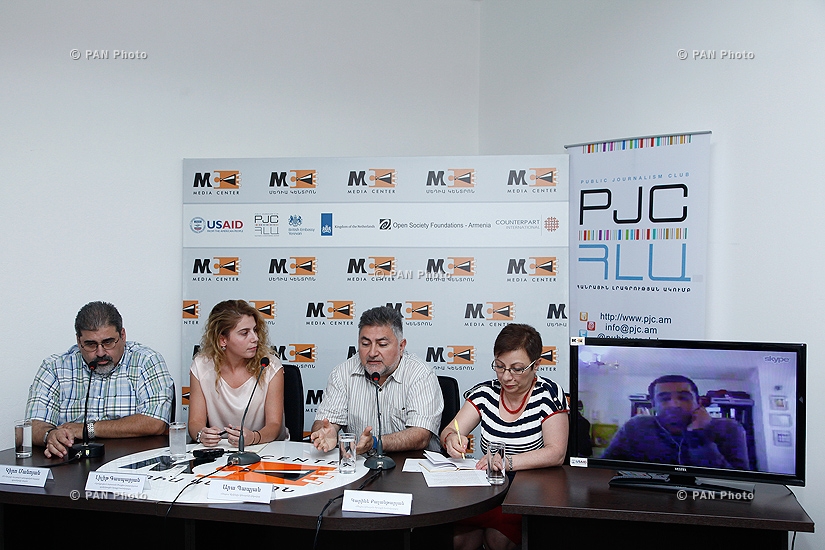 Press conference of Kiro Manoyan, Ara Papyan, Lilit Gasparyan and Aris Naldzhin