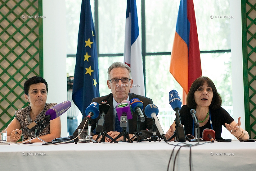 Press conference of French ambassador to Armenia Henri Reynaud