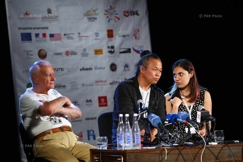Press conference of  Korean director Kim Ki Duk. 11th Golden Apricot Film Festival