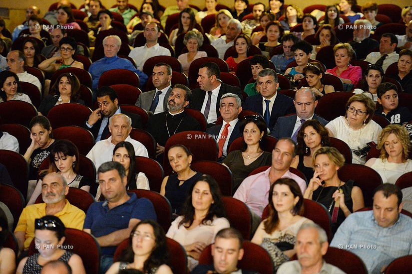 President Serzh Sargsyan attends Book movie premiere: 11th Golden Apricot Film Festival