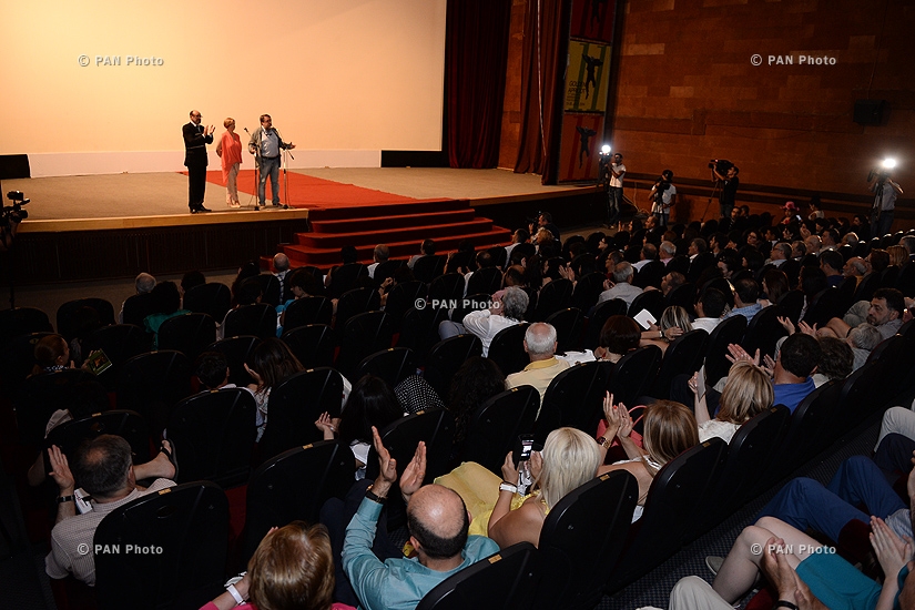President Serzh Sargsyan attends Book movie premiere: 11th Golden Apricot Film Festival
