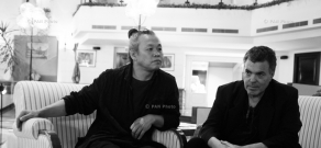 Filmmakers Kim Ki-duk and Amos Gitai. 11th Golden Apricot Film Festival