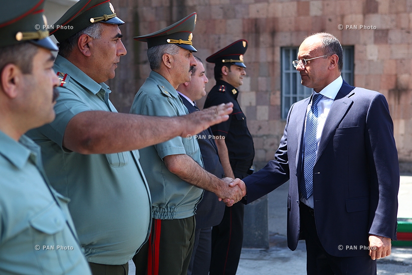 Armenian Defense Minister Seyran Ohanyan visits Central Assembly Point