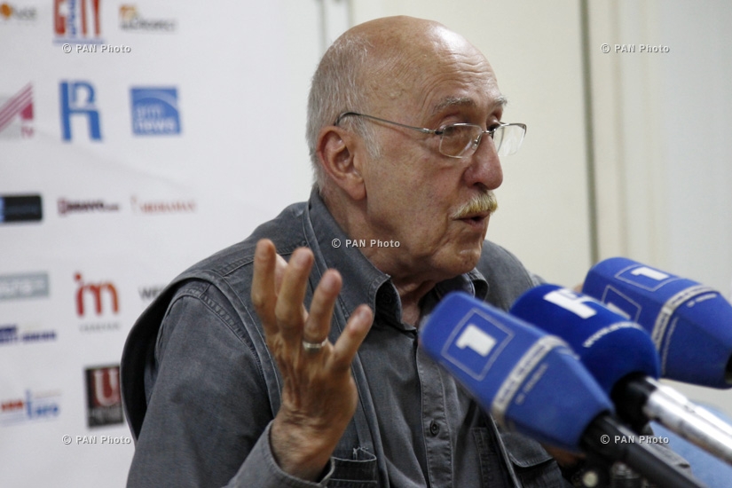 Press conference of filmmaker Otar Iosseliani: 11th Golden Apricot Film Festival