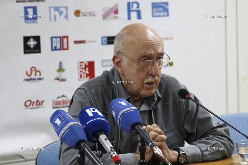 Press conference of filmmaker Otar Iosseliani: 11th Golden Apricot Film Festival