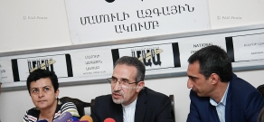 Пресс-конференция послa Ирана в Армении Мохаммада Реиси