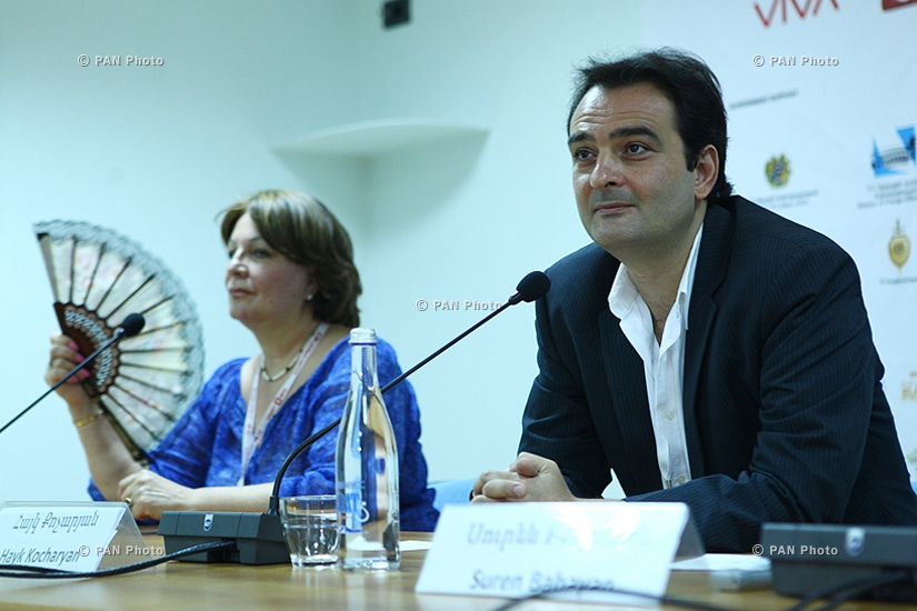 Press conference of Jean-Pierre Nshanian and Suren Babayan: 11th Golden Apricot Film Festival