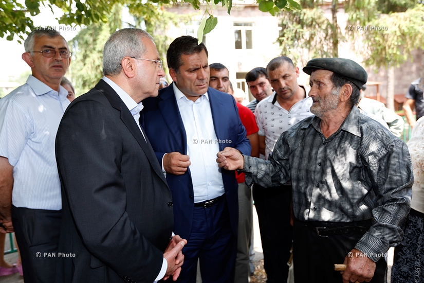 Министр сельского хозяйства Серго Карапетян посетил Тавушскую область