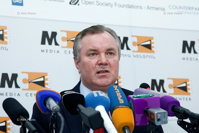Press conference of Ukrainian Ambassador to Armenia Ivan Kukhta 