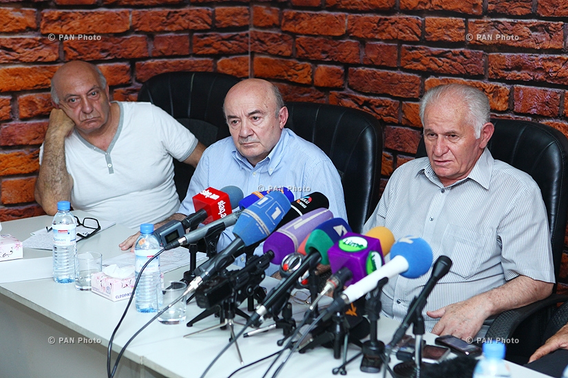 Press conference in support of Levon Hayrapetyan