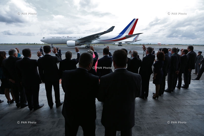 Official farewell ceremony of French President François Hollande
