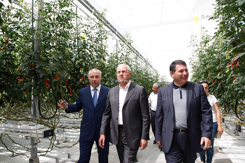 Министр сельского хозяйства Серго Карапетян посетил Котайкскую область 