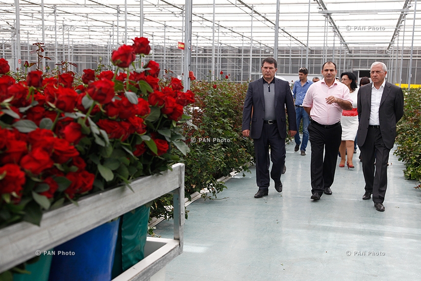 Minister of Agriculture Sergo Karapetyan visits  Kotayk Province