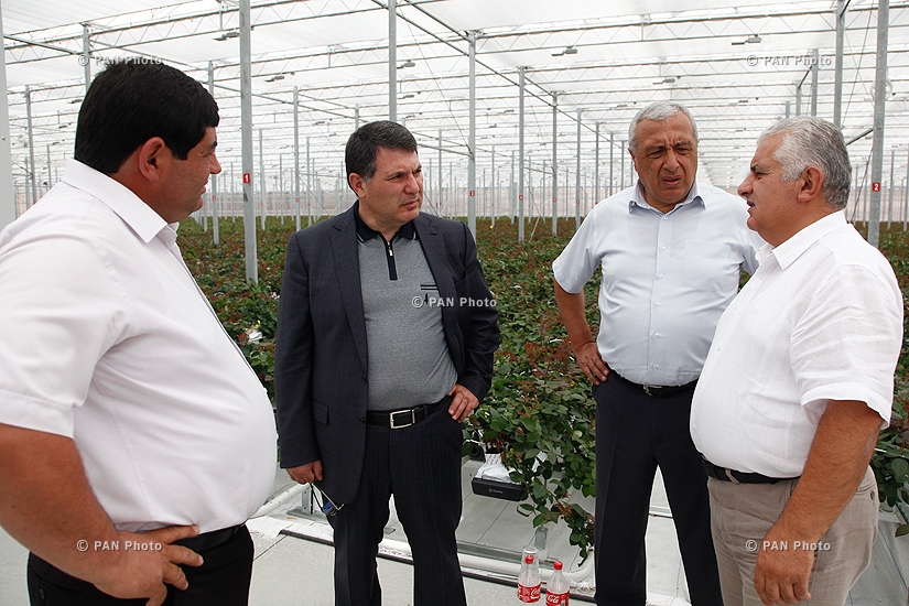 Министр сельского хозяйства Серго Карапетян посетил Котайкскую область 