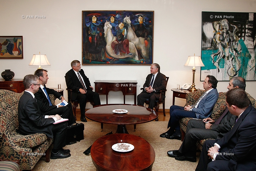 Armenian Foreign minister Edward Nalbandyan receives EU Special Representative Herbert Salber