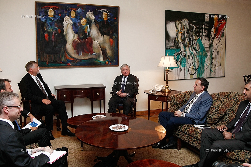 Armenian Foreign minister Edward Nalbandyan receives EU Special Representative Herbert Salber