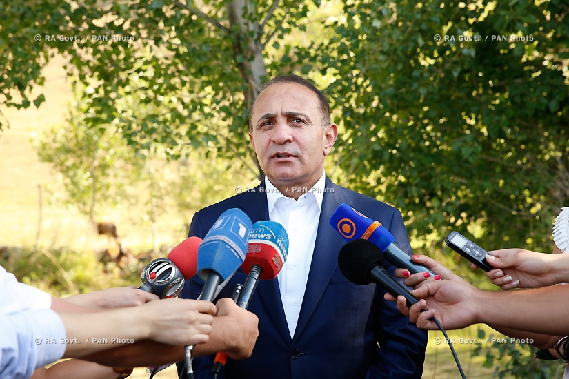 Правительство РА: Премьер-министр Овик Абрамян посетил общины  Гегаркуникской области