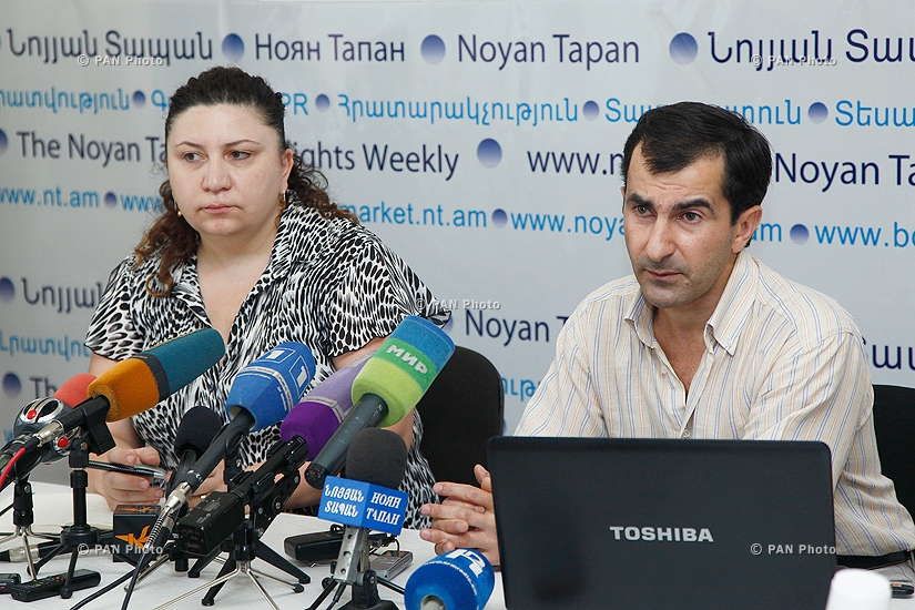Пресс-конференция Тамары Бабаян и Ашота Мирзояна