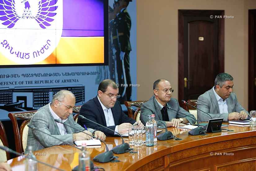 Press conference of Armenian Defense Minister Seyran Ohanyan